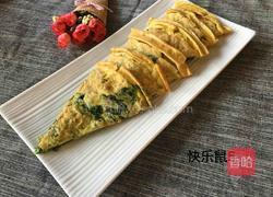 菠菜鸡蛋饼的做法图解8