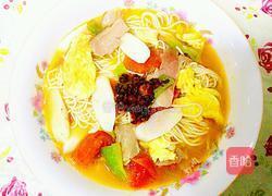 滋补炝锅面的做法图解4