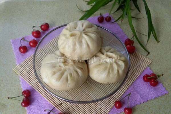 豆腐皮小白菜猪肉馅包子的做法_豆腐皮小白菜