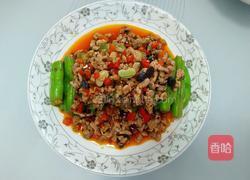 酱肉蒜泥无茎豆的做法图解4