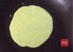 菜汁煎饼的做法图解5