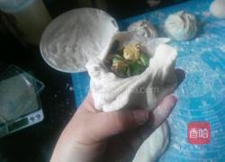 韭菜鸡蛋素包子的做法图解10