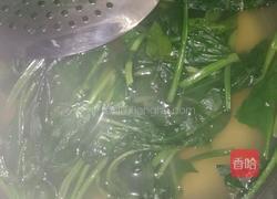 粉丝拌油菜的做法图解1