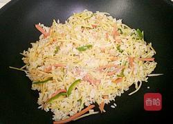 青椒土豆丝炒饭的做法图解8