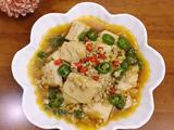 肉沫炖冻豆腐