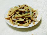 麻汁蒜泥拌芸豆