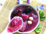 红枣紫薯银耳汤