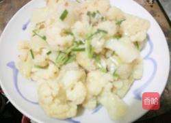 清炒菜花 的做法图解4