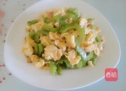 苦瓜炒鸡蛋的做法图解12