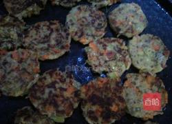 槐花粗粮烙饼的做法图解11