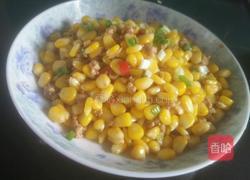 玉米炒肉的做法图解5