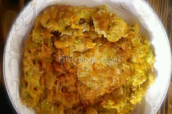 南瓜花摊鸡蛋饼的做法 菜谱 香哈网 南瓜花摊鸡蛋饼的做法 菜谱 香哈网