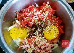 火腿土豆蕃茄饼的做法图解4