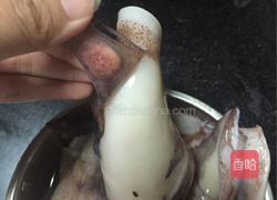 烤鱿鱼（锡纸版）的做法图解1
