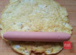鸡蛋饼卷火腿的做法图解6