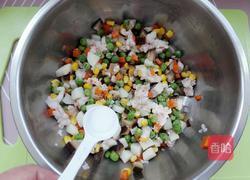 虾仁五色菜饼的做法图解6