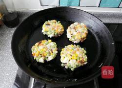 虾仁五色菜饼的做法图解9