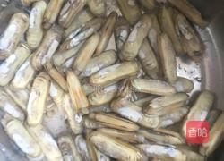白酒竖蛏的做法图解1