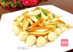 茭白蚝油炒鹌鹑蛋的做法图解12