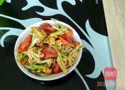 西红柿炒有机菜花的做法图解5