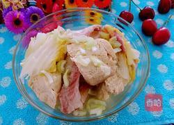 砂锅炖五花肉冻豆腐娃娃菜的做法图解10