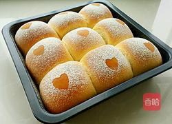 淡奶油爱心小面包的做法图解13