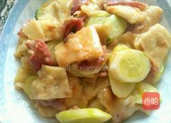 培根黄瓜烩大饼的做法图解11