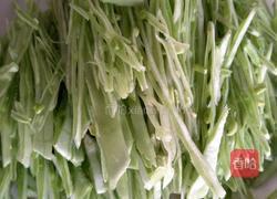 青椒炒茶豆的做法图解2