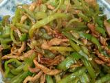 青椒炒肉丝