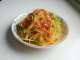 双椒土豆肉丝