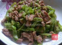 青椒肉片的做法图解3