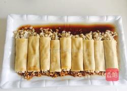 豆皮金针菇卷的做法图解6