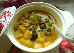沙锅煲土豆块咖喱鸡汤的做法图解8