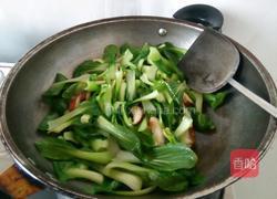 香菇青菜的做法图解2