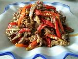 酸辣子炒牛肉