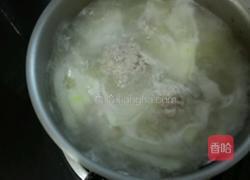 肉丸子冬瓜汤的做法图解6