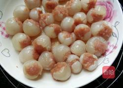 肉酿荔枝的做法图解3