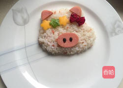 早餐~小胖猪的做法图解4
