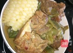 脊骨炖豆角的做法图解8