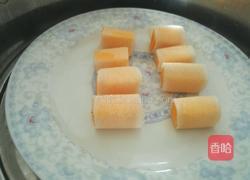 冰糖白萝卜蒸南瓜的做法图解6