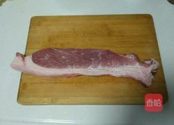 香烤猪肉脯的做法图解1