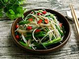 绿豆芽炒韭菜