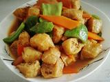 琉璃红烧豆腐