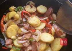 干锅土豆腊肉的做法图解8