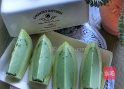 牛奶香瓜抹茶布丁的做法图解4