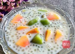 水果牛奶西米露的做法图解7