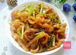猪皮炒芹菜的做法图解11