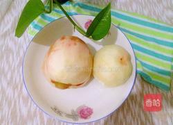 蜜桃罐头的做法图解2
