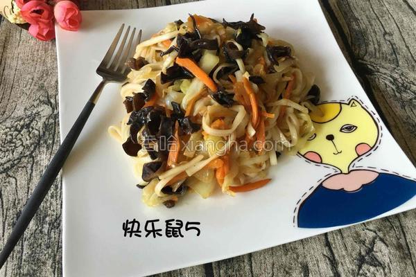 卷心菜炒面