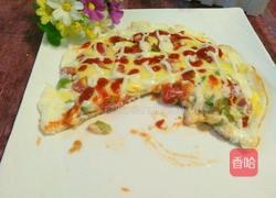 圣女果蛋披萨的做法图解8